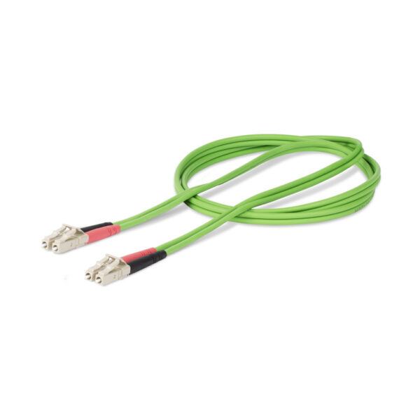 StarTech.com 2m LC naar LC (UPC) OM5 Multimode Glasvezelkabel, 50/125µm Duplex LOMMF/VCSEL Zipcord Fiber, 40G/100G Netwerken, Bu - Afbeelding 5