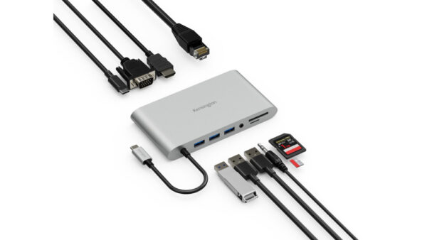 Kensington UH1440P USB-C 5Gbps Dual Video Driverless Mobile Dock – 85W Pass-Through Power – DP/HDMI/VGA - Afbeelding 10