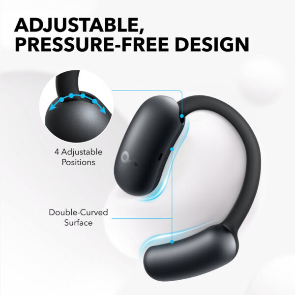 Soundcore AeroFit 2 Hoofdtelefoons Draadloos Open-ear Gesprekken/Muziek/Sport/Elke dag Bluetooth Zwart - Afbeelding 3