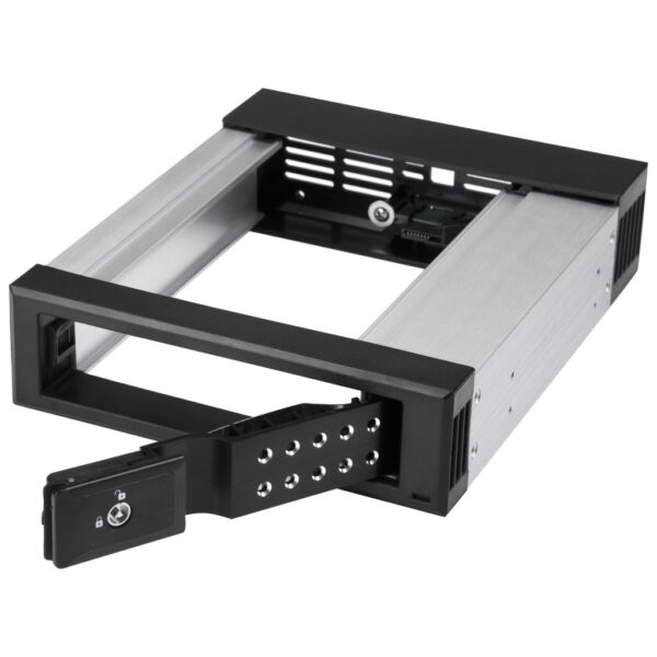 StarTech.com 5.25" naar 3.5" Harde Schijf Hot Swap Bay - Zonder tray - Voor 3.5" SATA/SAS schijven - Aluminium - SAS/ SATA Back - Afbeelding 4