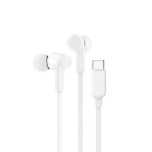 Belkin SoundForm Headset Bedraad In-ear Muziek/Voor elke dag USB Type-C Wit