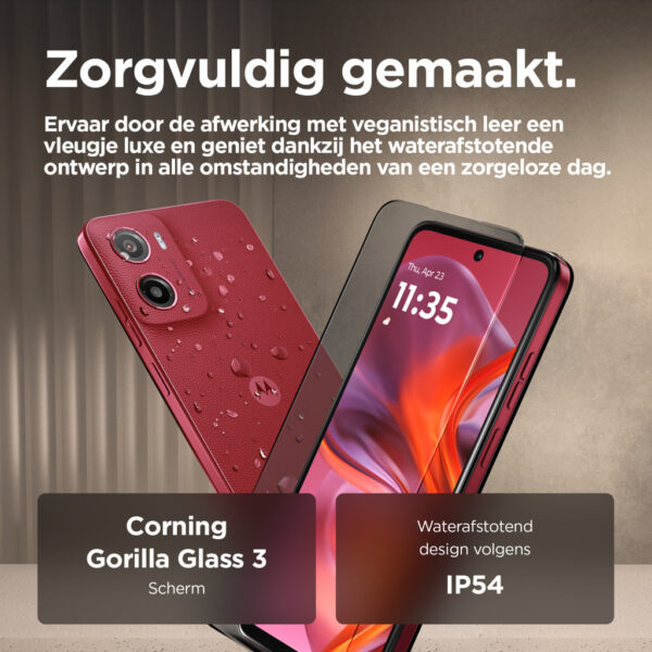 Motorola moto g05 16,9 cm (6.67") Dual SIM Android 15 4G USB Type-C 4 GB 256 GB 5200 mAh Rood - Afbeelding 16
