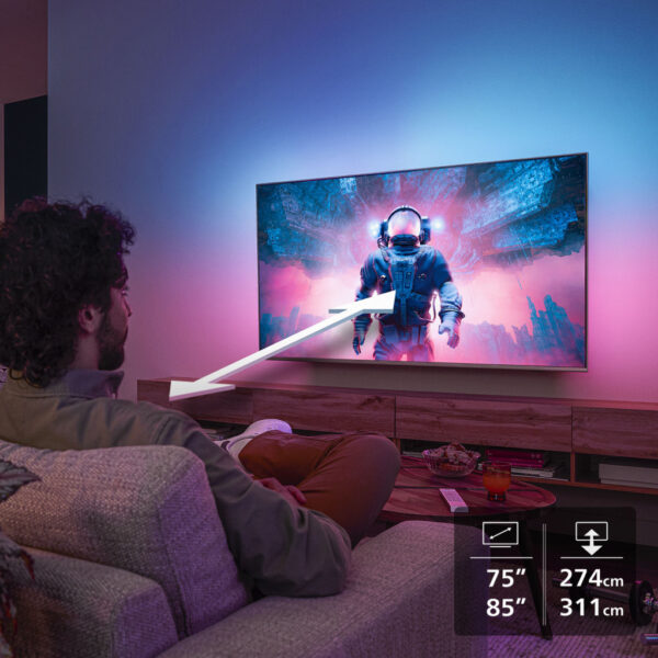 Philips 8500 series 85PUS850012 2,16 m (85") 4K Ultra HD Smart TV Wifi Zwart - Afbeelding 14
