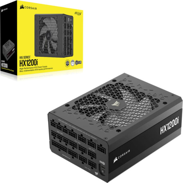 Corsair HX1200 power supply unit 1200 W 24-pin ATX ATX Zwart - Afbeelding 2