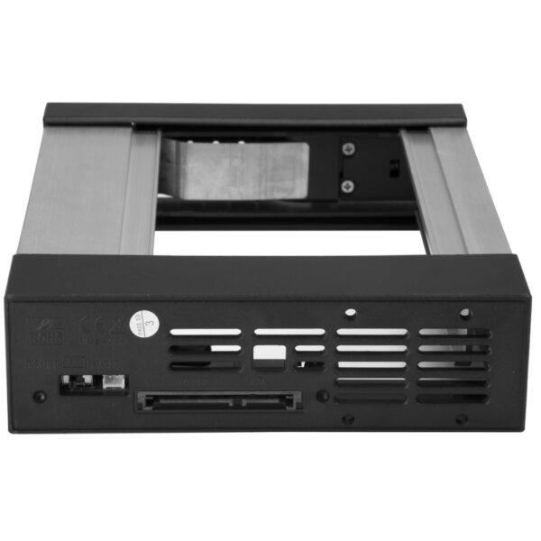 StarTech.com 5.25" naar 3.5" Harde Schijf Hot Swap Bay - Zonder tray - Voor 3.5" SATA/SAS schijven - Aluminium - SAS/ SATA Back - Afbeelding 3