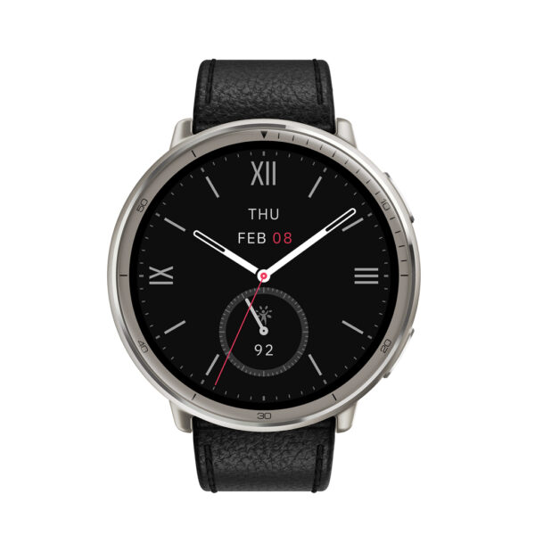 Amazfit W2433EU1N smartwatch / sport watch 3,35 cm (1.32") AMOLED Digitaal 466 x 466 Pixels Touchscreen Zilver
