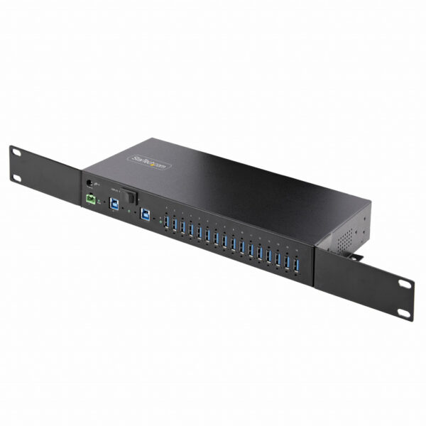StarTech.com 16-Port Industriële USB Hub met Power Adapter, 5Gbps, Metalen Behuizing, Monteerbaar, ESD Bescherming, Terminal B - Afbeelding 7