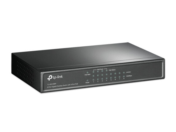 TP-Link TL-SG1008P netwerk-switch Unmanaged Gigabit Ethernet (10/100/1000) Power over Ethernet (PoE) Hazelnoot - Afbeelding 2