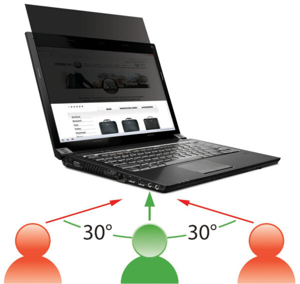 Mobilis 016233 schermfilter 39,6 cm (15.6") Laptop Randloze privacyfilter voor schermen