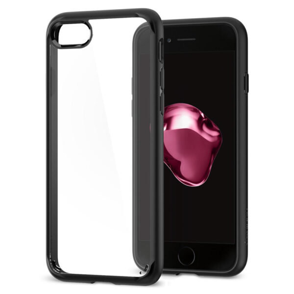 Spigen Ultra Hybrid 2 mobiele telefoon behuizingen 11,9 cm (4.7") Hoes Zwart, Transparant