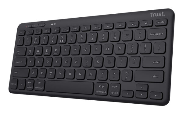 Trust Lyra toetsenbord Universeel RF-draadloos + Bluetooth AZERTY Belgisch Zwart
