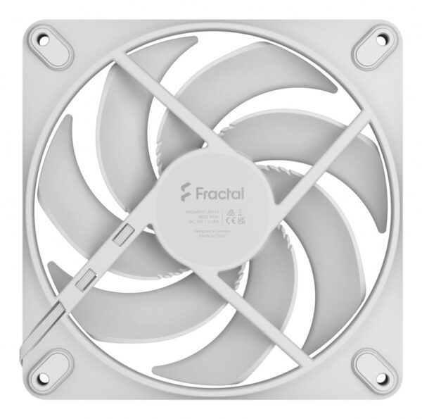 Fractal Design Momentum 14 Computer behuizing Ventilator 14 cm Wit 1 stuk(s) - Afbeelding 4