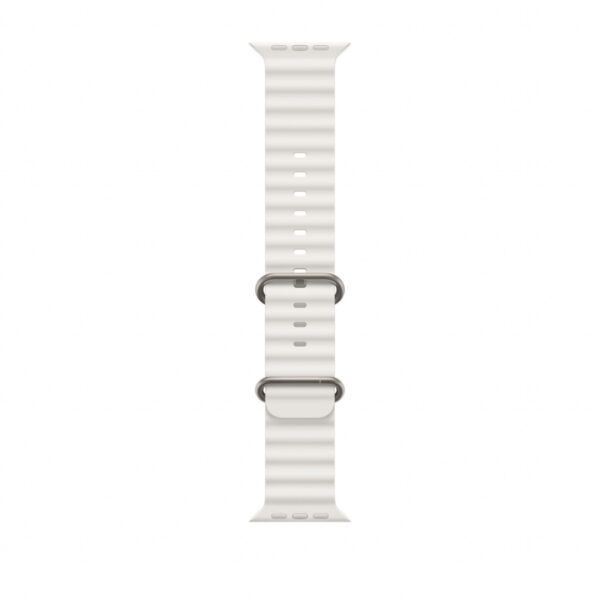 Apple MQE93ZM/A slimme draagbare accessoire Band Wit Fluorelastomeer