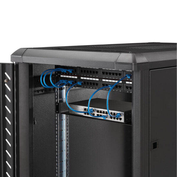 StarTech.com 1U Server Rack Schap - Universele Rack Mount Cantilever Shelf voor 19" Netwerk Kast & Apparatuur - Heavy Duty Staal - Afbeelding 5