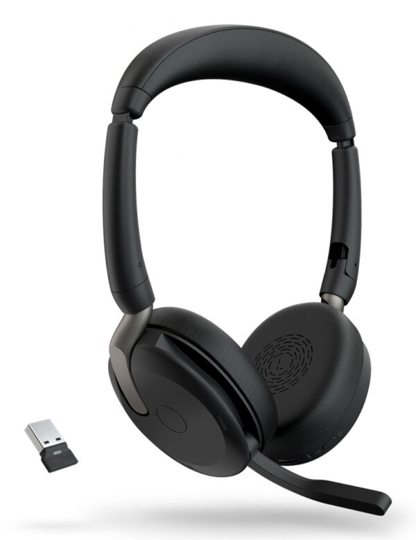 Jabra Evolve2 65 Flex Headset Bedraad en draadloos Hoofdband Kantoor/callcenter Bluetooth Zwart - Afbeelding 4