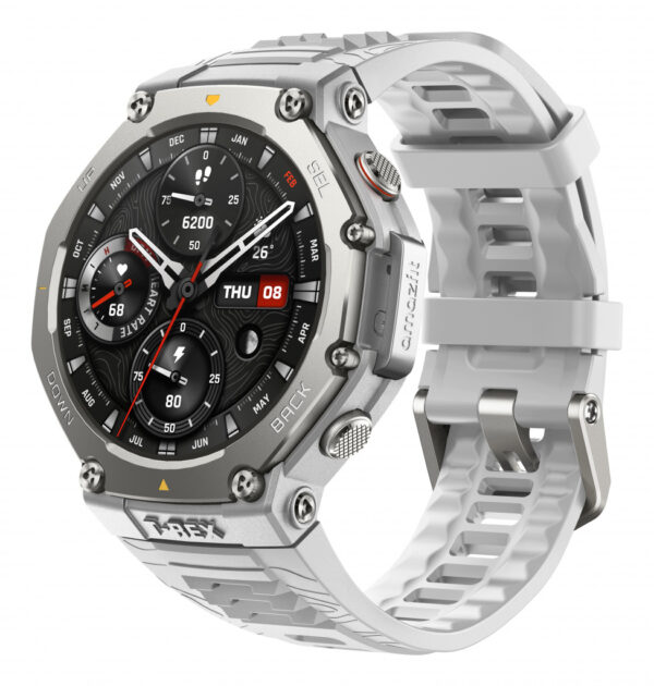 Amazfit T-Rex 3 3,81 cm (1.5") AMOLED Digitaal 480 x 480 Pixels Touchscreen Roestvrijstaal GPS - Afbeelding 4