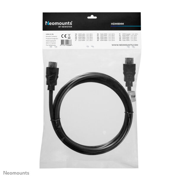 Neomounts HDMI6MM HDMI kabel - 1.8 meter - Afbeelding 5