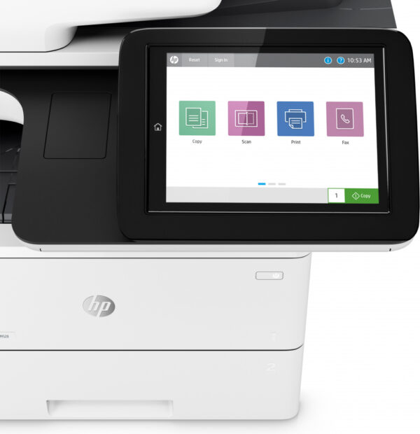 HP LaserJet Enterprise M528dn Draadloos Multifunction Zwart-wit Printer, Kopieerapparaat, scanner; dubbelzijdig - Afbeelding 3