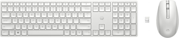 HP 650 draadloze toetsenbord- en muiscombinatie (wit)