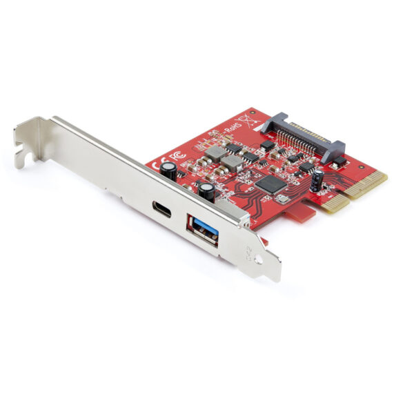 StarTech.com 2-Port 10Gbps USB-A & USB-C PCIe Adapter Kaart - USB 3.1 (10Gbps) PCI Express Type C/A Host Controller Kaart - USB