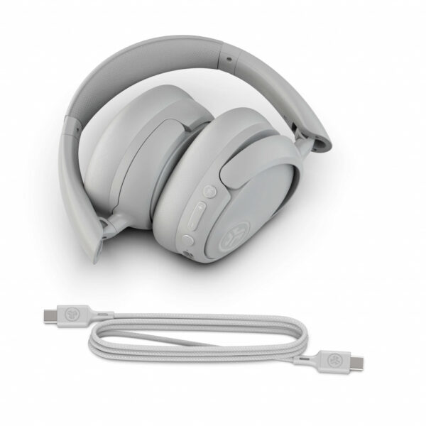 JLab Lux ANC Headset Draadloos Hoofdband Muziek Bluetooth Wit - Afbeelding 7