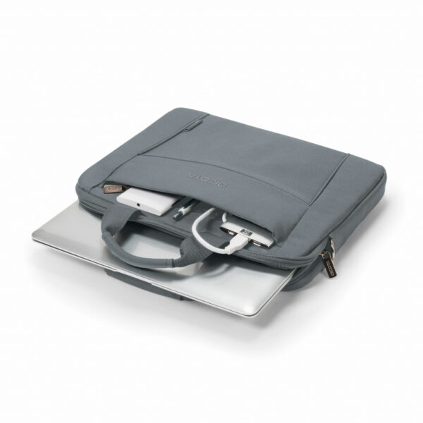 DICOTA Eco Slim Case BASE 35,8 cm (14.1") Aktetas Grijs - Afbeelding 6