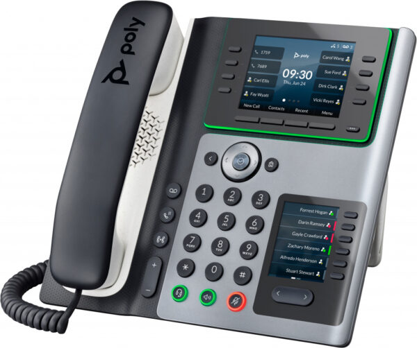 HP Poly Edge E450 IP Phone and PoE-enabled IP telefoon - Afbeelding 2