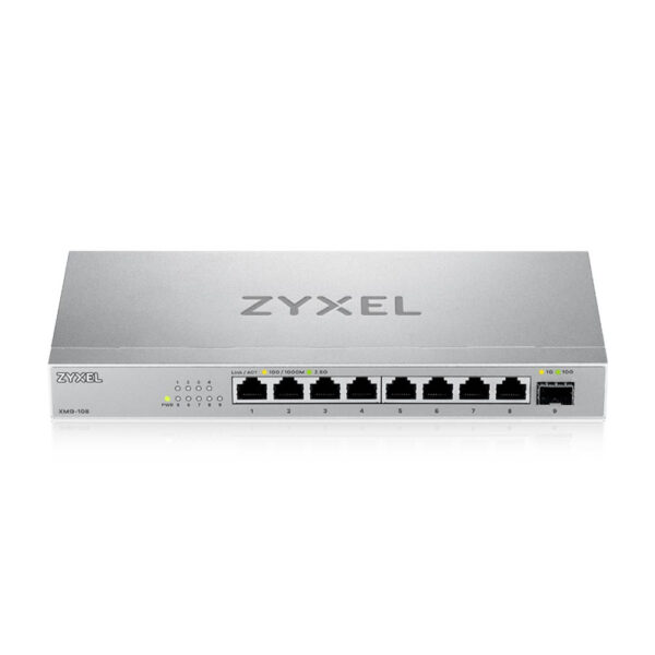 Zyxel XMG-108 Unmanaged 2.5G Ethernet (100/1000/2500) Zilver - Afbeelding 3