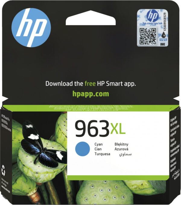 HP 963XL originele high-capacity cyaan inktcartridge