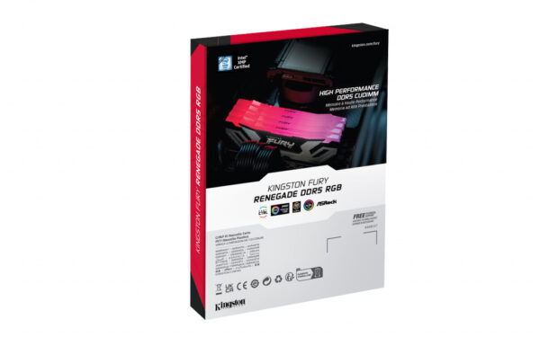 Kingston Technology FURY 24GB 8400MT/s DDR5 CL40 CUDIMM Renegade RGB Silver XMP - Afbeelding 9