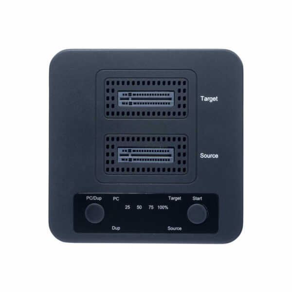 StarTech.com 1:1 M.2 NVMe Drive Duplicator, Standalone M.2 SSD Cloner/Copier tot 90GBpm, USB 3.2 20Gbps Dual-Bay M.2 Drive Dock, - Afbeelding 3