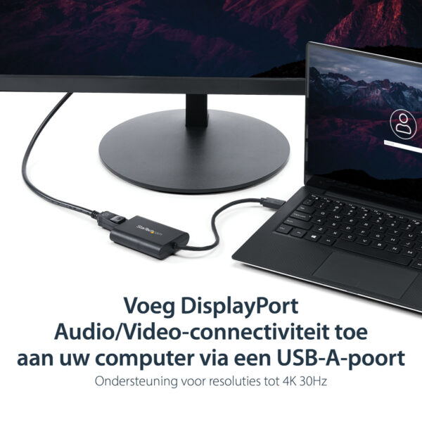 StarTech.com USB 3.0 naar DisplayPort Adapter, 4K 30Hz, USB-A naar Single DP Monitor, Externe Video & Graphische Kaart, USB Vid - Afbeelding 7