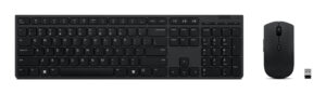 Lenovo 4X31K03968 toetsenbord Inclusief muis Kantoor RF-draadloos + Bluetooth Belgisch, Engels Grijs