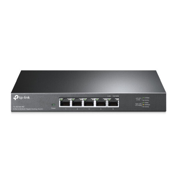 TP-Link TL-SG105-M2 netwerk-switch Unmanaged 2.5G Ethernet (100/1000/2500) Zwart - Afbeelding 2