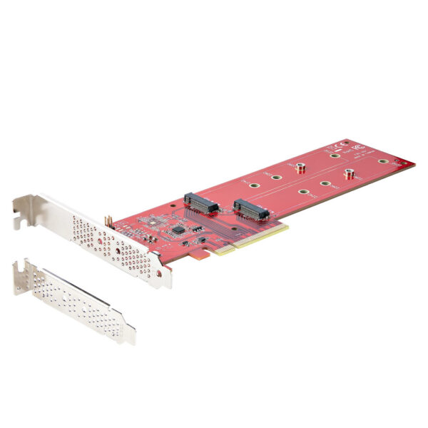 StarTech.com Dual M.2 PCI Express SSD Adapter Kaart, PCIe x8 / x16 naar Dual NVMe of AHCI M.2 SSDs, M2 PCIe Adapter, PCI Expres - Afbeelding 10