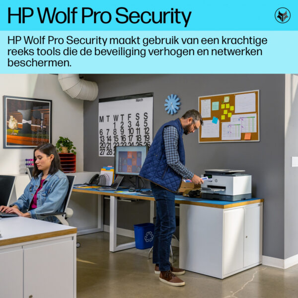 HP OfficeJet Pro 9130b Draadloos All-in-One Kleur Printer, Dubbelzijdig printen; Kopieerapparaat, Scanner - Afbeelding 3