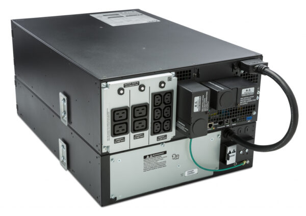APC Smart-UPS On-Line SRT6KRMXLI - 6kW/VA, 6x C13 + 4x C19 + hardwire 1 fase uitgang, rackmountable, Embedded NMC - Afbeelding 5