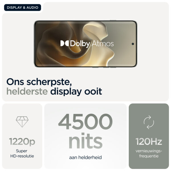 Motorola edge 60 pro 16,9 cm (6.67") Dual SIM Android 15 5G USB Type-C 12 GB 512 GB 6000 mAh Grijs - Afbeelding 19