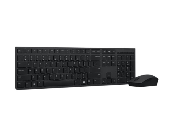 Lenovo 4X31K03968 toetsenbord Inclusief muis Kantoor RF-draadloos + Bluetooth Belgisch, Engels Grijs - Afbeelding 3