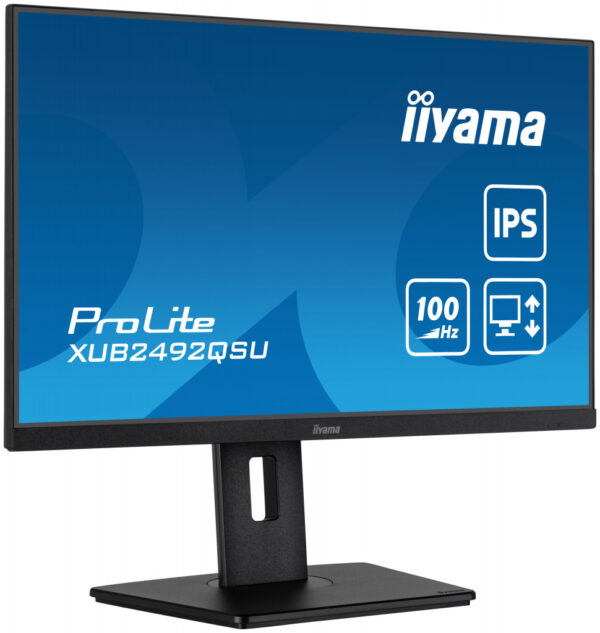 iiyama ProLite XUB2492QSU-B1 computer monitor 60,5 cm (23.8") 2560 x 1440 Pixels Wide Quad HD LED Zwart - Afbeelding 3