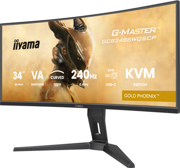 iiyama G-MASTER GCB3486WQSCP-B1 computer monitor 86,4 cm (34") 1440 x 3440 Pixels 4K Ultra HD Zwart - Afbeelding 7