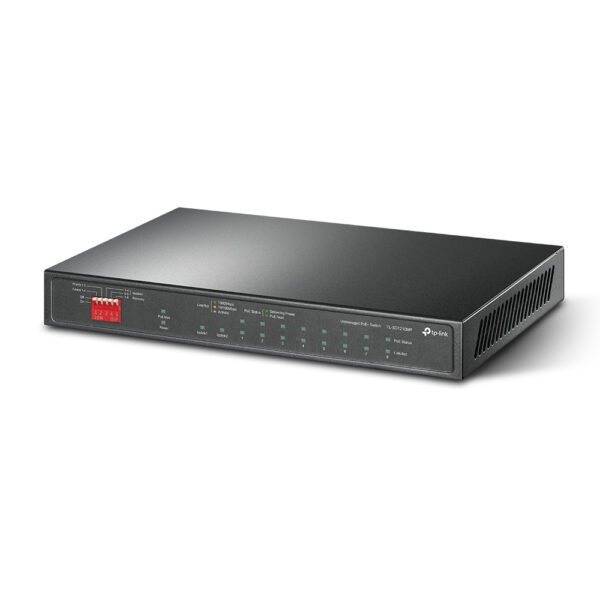 TP-Link TL-SG1210MP netwerk-switch Unmanaged Gigabit Ethernet (10/100/1000) Power over Ethernet (PoE) Zwart - Afbeelding 2