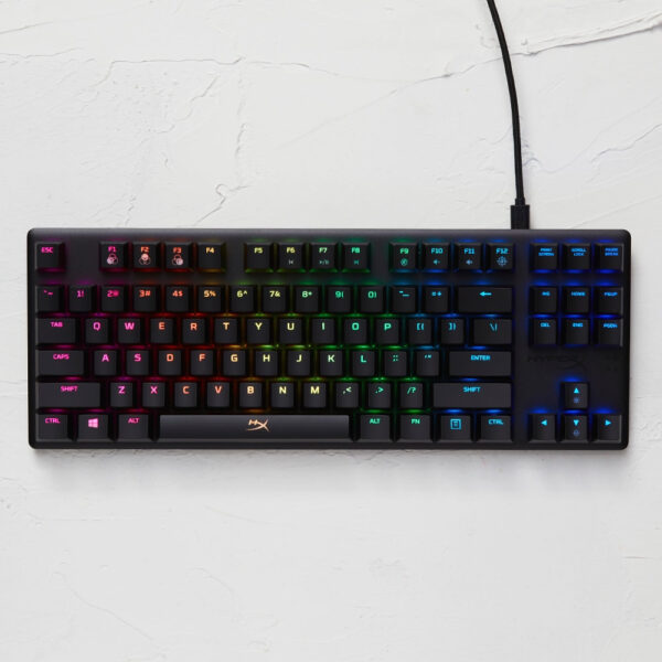 HyperX Alloy Origins Core - mechanisch gamingtoetsenbord - HX Aqua (US-indeling) - Afbeelding 4
