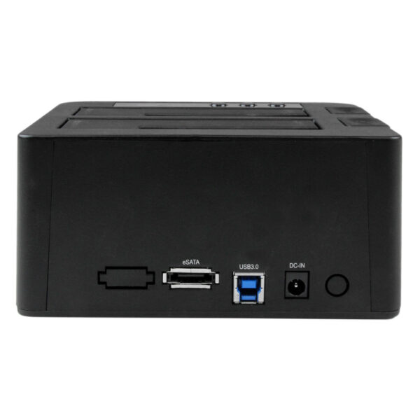 StarTech.com Dual Bay Hard Drive Cloner, Standalone USB 3.2 Gen 1 (5 Gbps) / eSATA naar 2.5/3.5" SATA III HDD/SSD Kloner/Copier, - Afbeelding 3