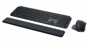 Logitech 920-010927 toetsenbord Inclusief muis Kantoor RF-draadloos + Bluetooth AZERTY Frans Grafiet