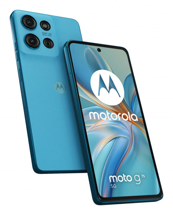 Motorola moto g75 5G 17,2 cm (6.78") Hybride Dual SIM Android 14 USB Type-C 8 GB 256 GB 5000 mAh Blauw