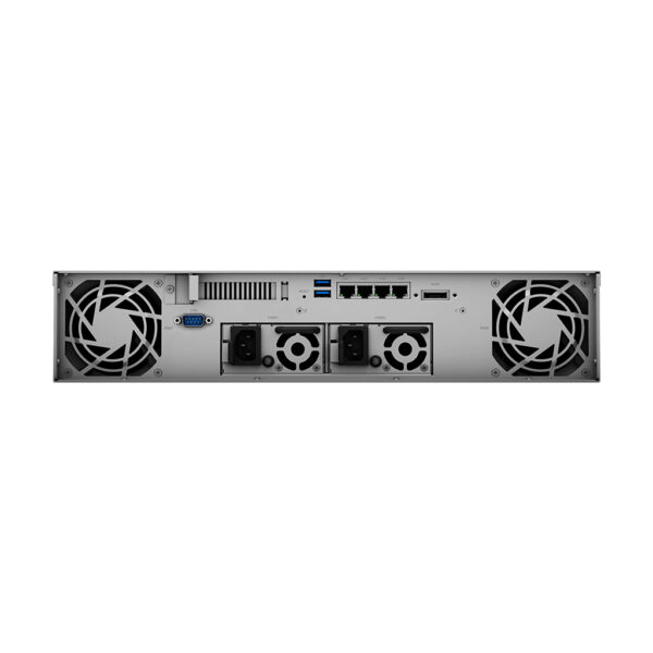 Synology RackStation RS1221RP+ data-opslag-server NAS Rack (2U) Ryzen Embedded V1500B 4 GB DDR4 0 TB DiskStation Manager Zwart - Afbeelding 4