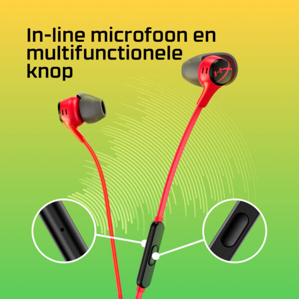 HyperX Cloud Earbuds II rood - Afbeelding 9