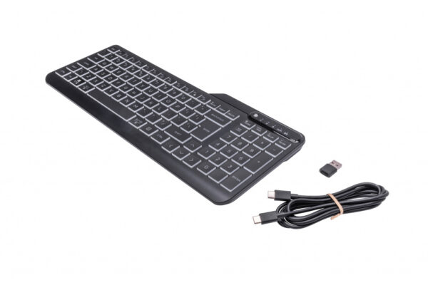 HP 400 backlit toetsenbord met kabel - Afbeelding 2