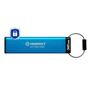 Kingston Technology IronKey 32GB USB-C Keypad 200C, FIPS 140-3 Lvl 3 (aangevraagd) AES-256